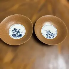 和の葉柄皿 2枚セット