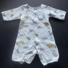 恐竜柄キルティングベビーパジャマ