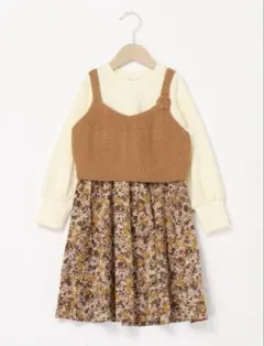 完売品　新品CHOPIN ワンピースビスチェセット 130サイズ