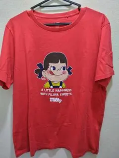 UT ペコちゃん ミルキーTシャツ 半袖 Lサイズ