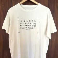 Maison Margiela カレンダーロゴ Tシャツ ホワイト Mのサムネイル
