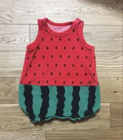 スイカ　ロンパース　サイズ60