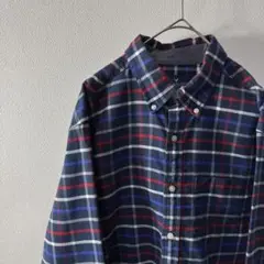キ*コ様 American Eagle ワンポイント 刺繍 チェック柄シャツ M