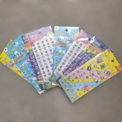 S正規品　セリア　たまごっちプチプチシール2　4枚セット　Seria立体シール