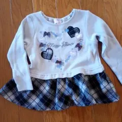 メゾピアノ　長袖Tシャツ　100