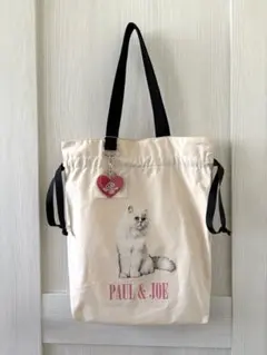 新品 PAUL ＆ JOE ACCESSOIRES 《猫デザイン》トートバッグのサムネイル