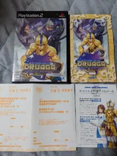 【美品】PS2 ナイトメアオブドルアーガ 不思議のダンジョン ハガキ・チラシ付き