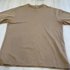UNIQLO U XL ベージュ Tシャツ　ボーダー