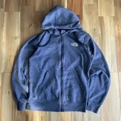 THE NORTH FACE ノースフェイスフルジップパーカー ネイビーグレーS