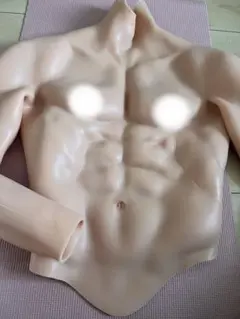 筋肉スーツ ボディスーツ シリコン コスプレ 筋肉 Sサイズ HUWAHUWA
