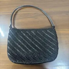 極美品】kawa-kawa レザー ハンドバッグ ゴールド 水玉ドット Y2K 