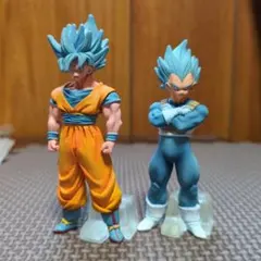 ドラゴンボール超　HG スーパーサイヤ人ゴッド超サイヤ人　孫悟空　ベジータ