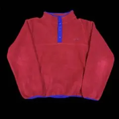 80s~90s usa製 LLBEAN fleece snap jacket