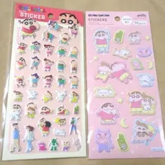 クレヨンしんちゃん ぷっくりシール　ふわふわシールセット