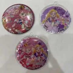 わんだふるぷりきゅあ　かっぱ寿司　コラボ　缶ミラー　しゃかしゃかキーホルダー