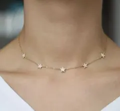 星型チャームネックレス