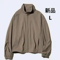 【新品】　UNIQLO ウルトラストレッチアクティブブルゾン　カーキ　L