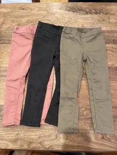 H&M 子供用ロングパンツ 3色セット