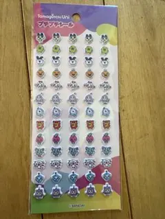 シール　たまごっち　Tamagotchi Uni プチプチシール 立体シールのサムネイル