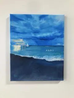 原画/抽象画/モダンアート/サーフアート/アクリル画 EARLY MORNING 原画/抽象画/モダンアート/サーフアート/アクリル画 EARLY MORNING