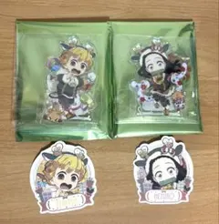 鬼滅の刃 クリスマス 2025 善逸 禰豆子アクリルスタンド ステッカーセット