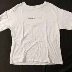 LOWRYS FARM ロゴTシャツ ホワイト 半袖 K25のサムネイル