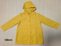 ZARA レインコート　ラバー素材　撥水加工　 イエロー 128cmのサムネイル