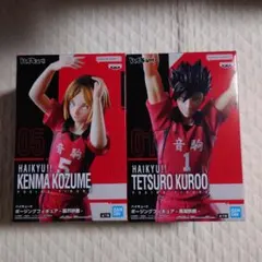 ハイキュー!! ポージング フィギュア 孤爪研磨 黒尾鉄朗 セット