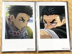 鬼滅の刃　悲鳴嶼行冥　チェキ風ブロマイド　レア絵柄　柱カフェ