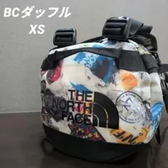 希少限定柄✨️ノースフェイス　BCダッフル XS ステッカープリント