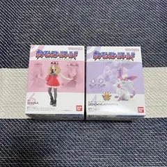 ポケモンスケールワールド カロス地方 セレナ ニンフィア　デデンネ　フィギュア