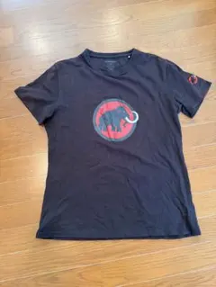 MAMMUT マムート Tシャツ ブラック マンモスロゴ古着のサムネイル