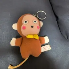 Sanrio 猿 ぬいぐるみ キーホルダー レトロ