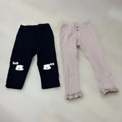 スパッツ・レギンス 2点セット　100cm