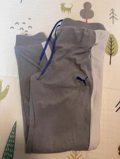 PUMA グレー ジョガーパンツ Mサイズ　パイル生地