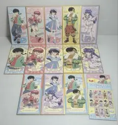 らんま 1/2トレーディング短冊 色紙全13種セット