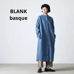 BLANK basque ブランクバスク 8ozデニムLONG ブルー パール