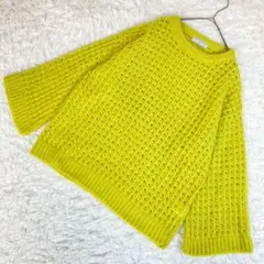 美品　スピックアンドスパン　トリコットジーンマルク　別注プルオーバー　ANDY