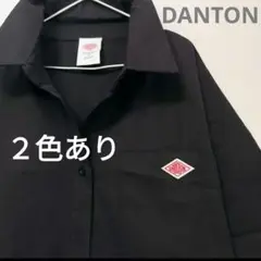 【新品】DANTON ダントン シャツワンピース　ブラック　カーキ 楽天市場】ダントン DANTON ボタンダウンシャツワンピース