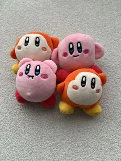 マクドナルド　ハッピーセットのおもちゃ 星のカービィ　ぬいぐるみ 4点セット