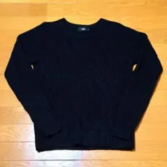 HARE クルーネックニット ブラック S