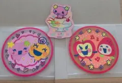 たまごっち クリアラバーコースター　アクリルステッカー　3点セット