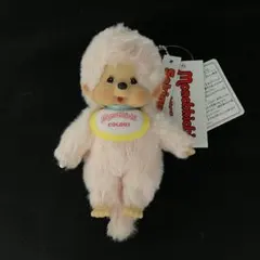 新品未使用　モンチッチCOLORSキーチェーン　ピンク