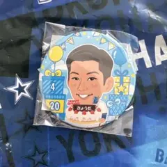 横浜DeNAベイスターズ　まぜがちゃバースデーver. 缶バッジ9京田陽太選手