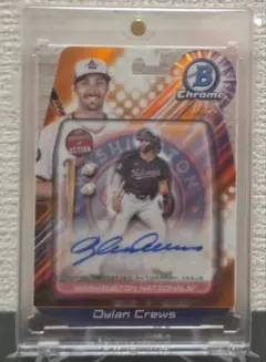 ディラン・クルーズ　サインカード PSA 10 DYLAN CREWS AUTO 1st 2024 Bowman Chrome Autograph