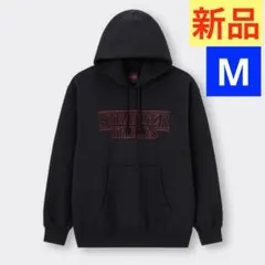 【新品タグ付】ストレンジャーシングス GU パーカー スウェット ブラック M