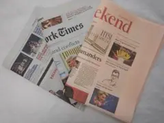 新品　英字新聞　3 Times (NY, japan, financial)