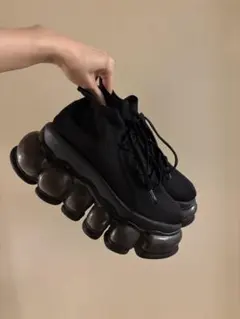 mikiosakabe ブラック スニーカー　grounds grounds（グラウンズ） グラウンズ×ミキオサカベ grounds×MIKIO SAKABE