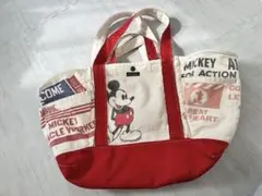 ミッキーマウス トートバッグ キャンバス