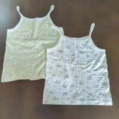 花柄キャミソール2枚セット 100cm